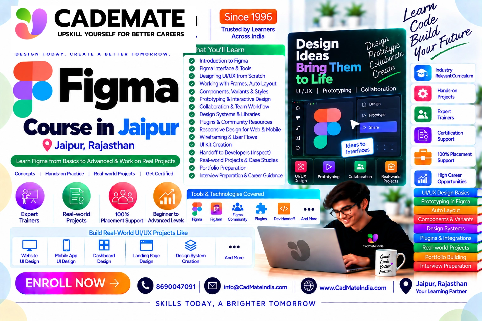 Figma course in Jaipur at CadMate India